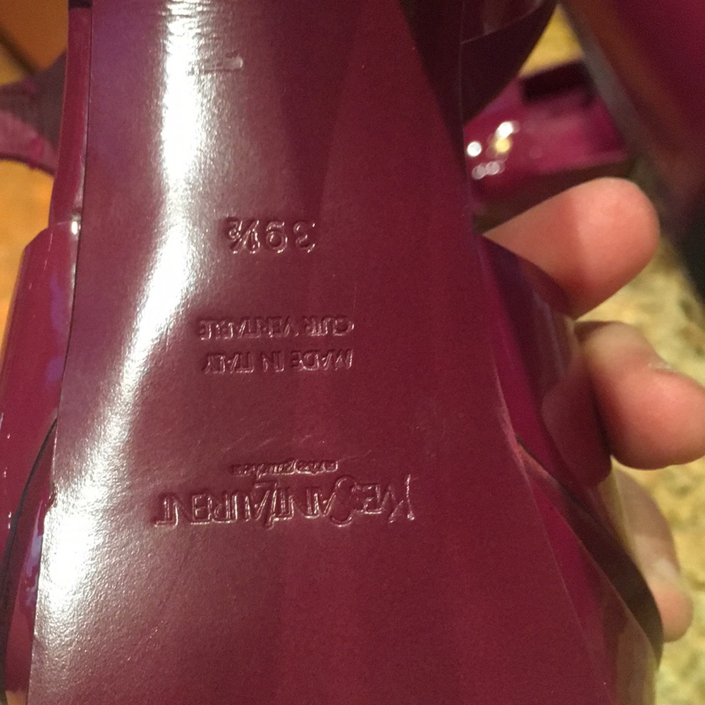 New YSL purple high heels size 9.5. Never worn. - Picture 2 of 5
